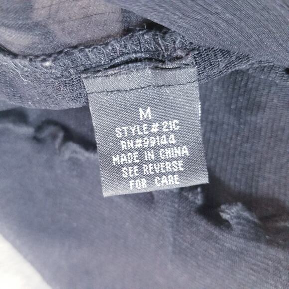 Lapis Sheer Silk Blend Velvet Rhinestones Embellished Ruffle Blouse - Picture 10 of 12